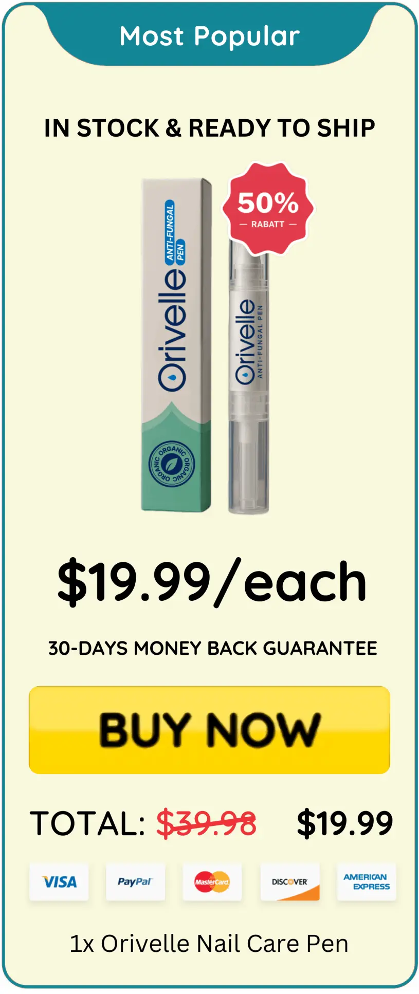 Oriveille Nail Fungus Pen price – Oriveille